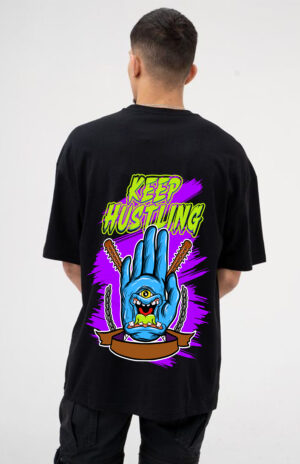 Keep Hustling Unisex Oversized T-Shirt